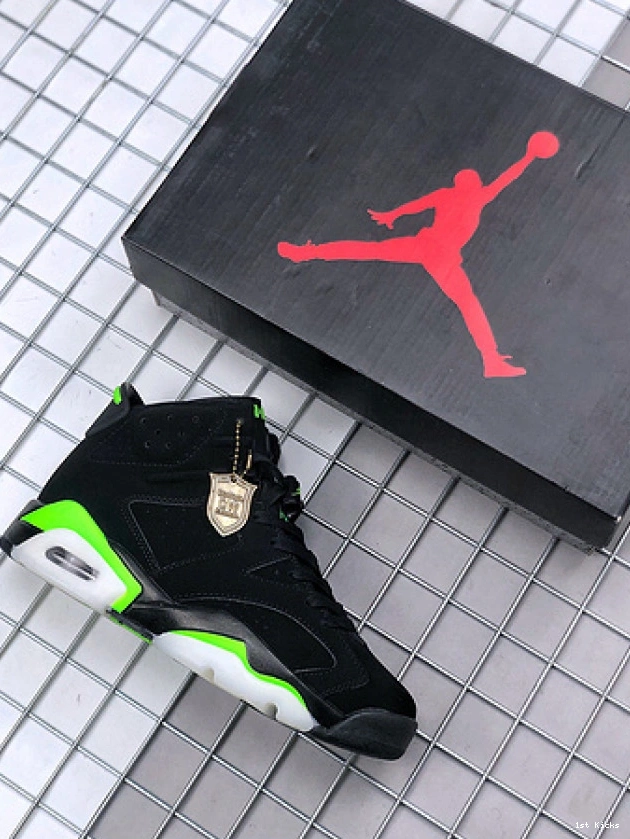 1st Kicks Shoes 003 6 Green' Jordan CT8529 Air Retro 'Electric 0718